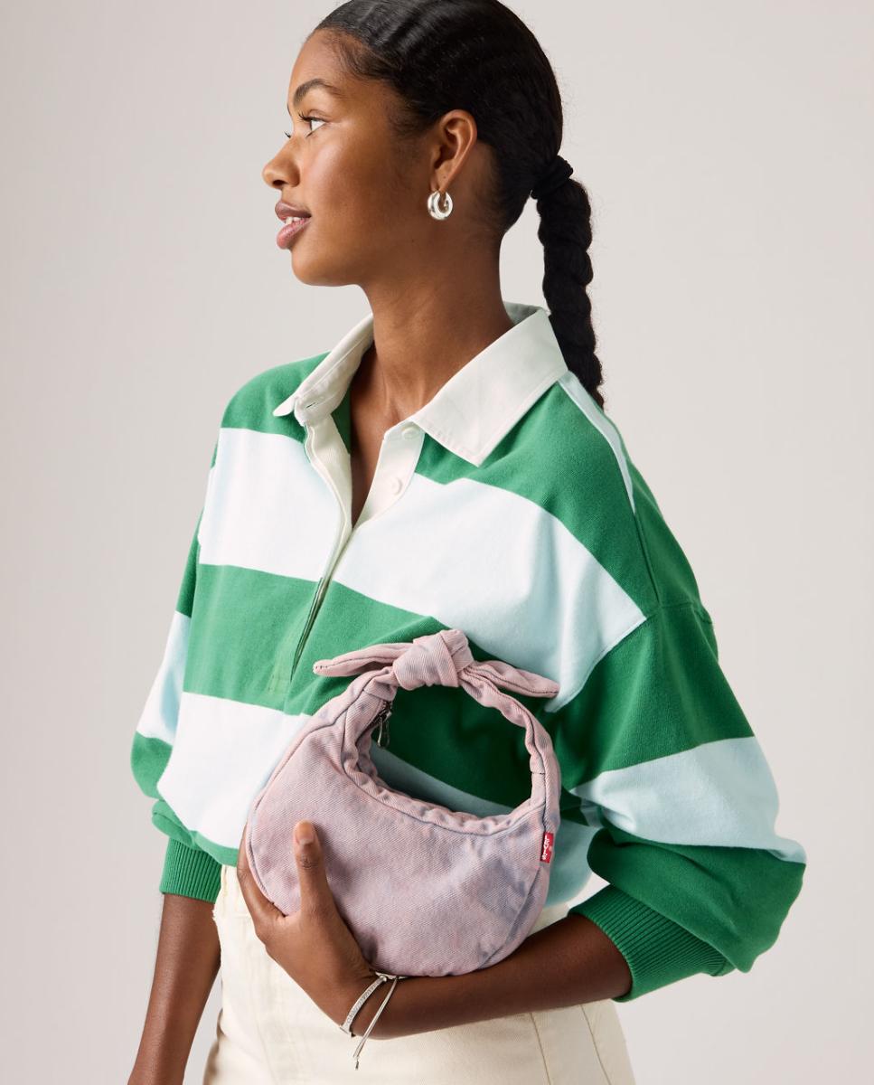 Mala Baby Brooklyn com Laço Cinzento-claro-5