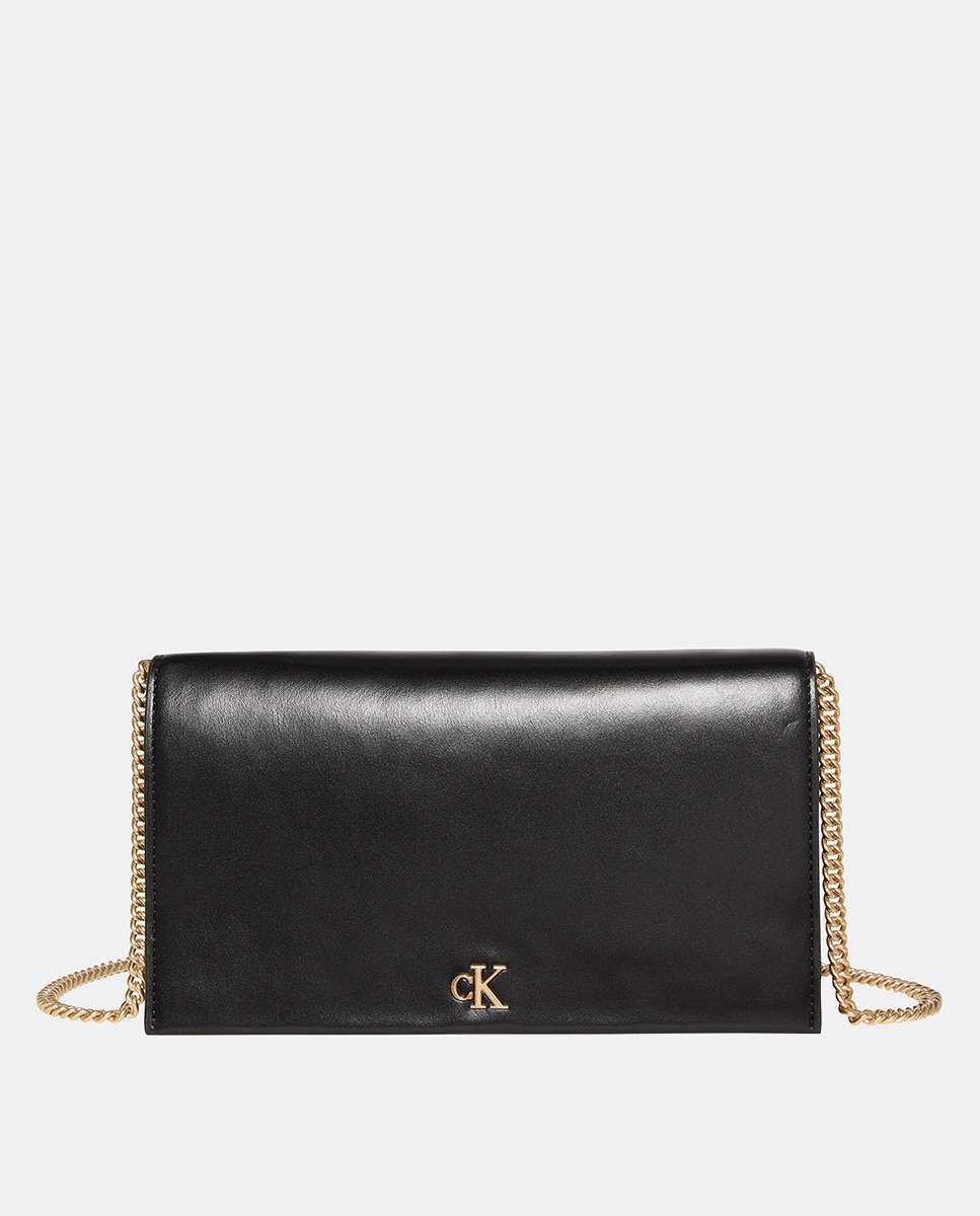 Mala Elegante com Logótipo CK Preto-1