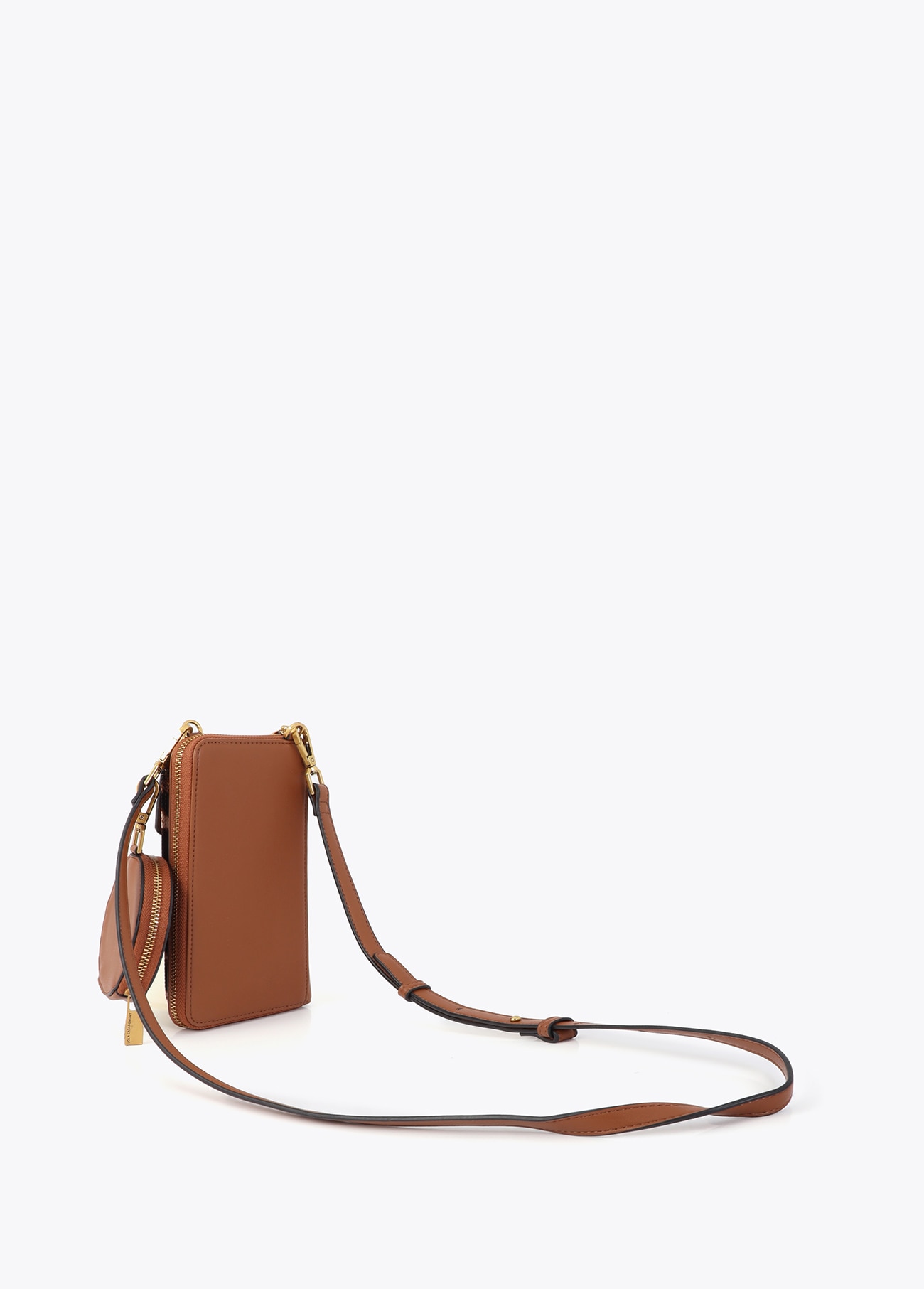 Mala para Telemóvel com Animal Print Castanho-escuro-2