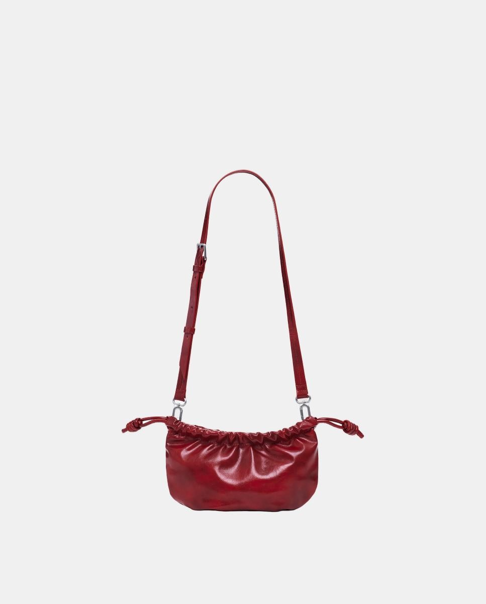 Porta-Moedas Grande com Alça de Tiracolo e Logótipo Vermelho-3