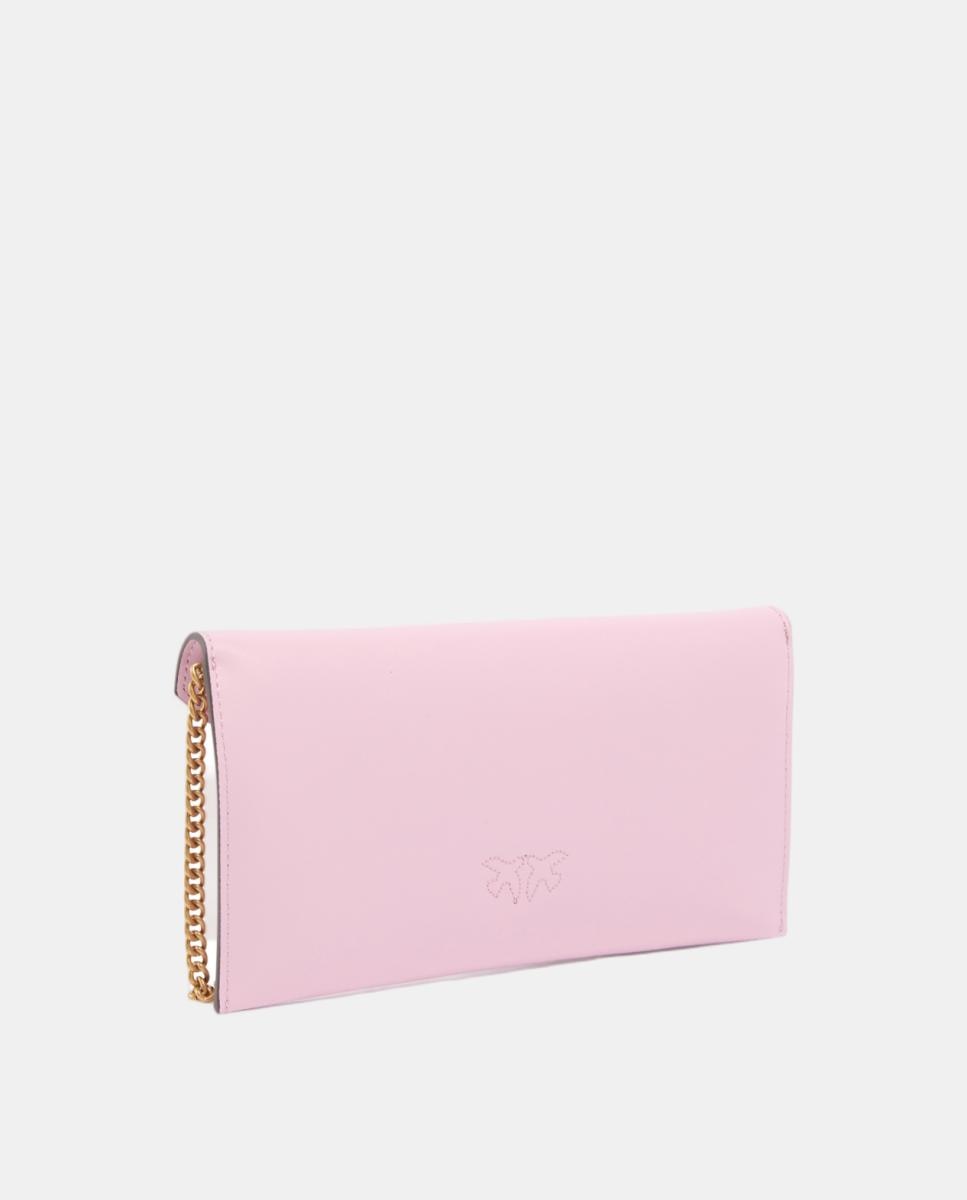 Pequeno Saco de Pela Lisa para Samuffins com o Logótipo dos Pássaros Apaixonados Rosa-2