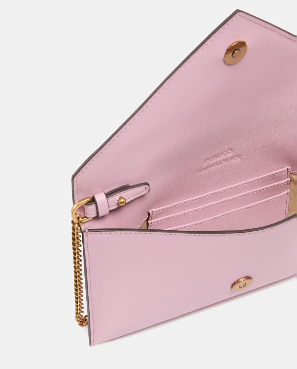 Pequeno Saco de Pela Lisa para Samuffins com o Logótipo dos Pássaros Apaixonados Rosa-4