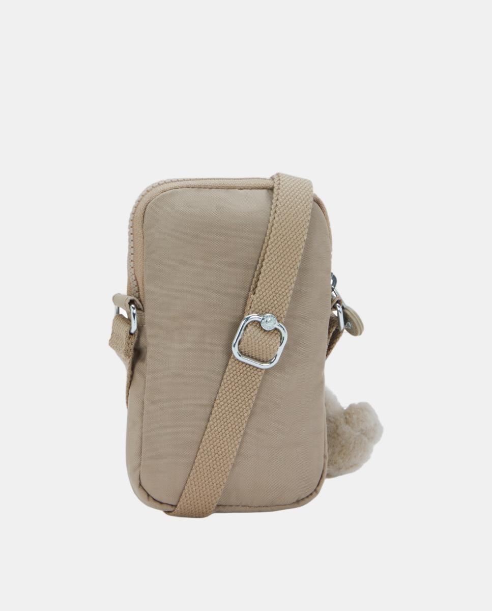Bolsa para Telemóvel com Correia Ajustável Bege-2