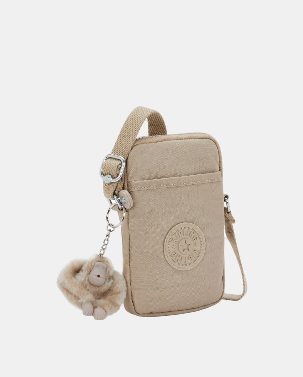 Bolsa para Telemóvel com Correia Ajustável Bege-4