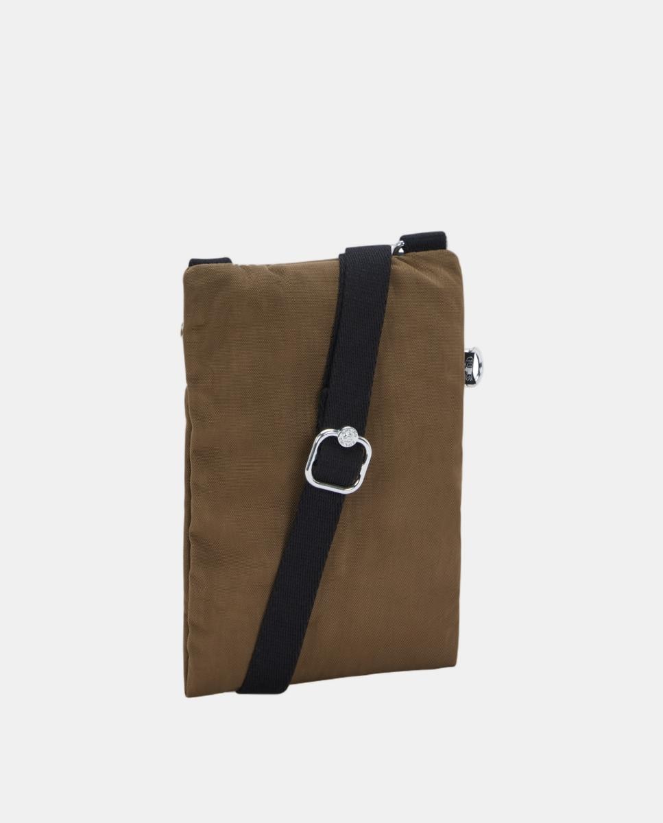 Mala para Telemóvel com Correia Ajustável, Modelo Afia Lite Castanho-2