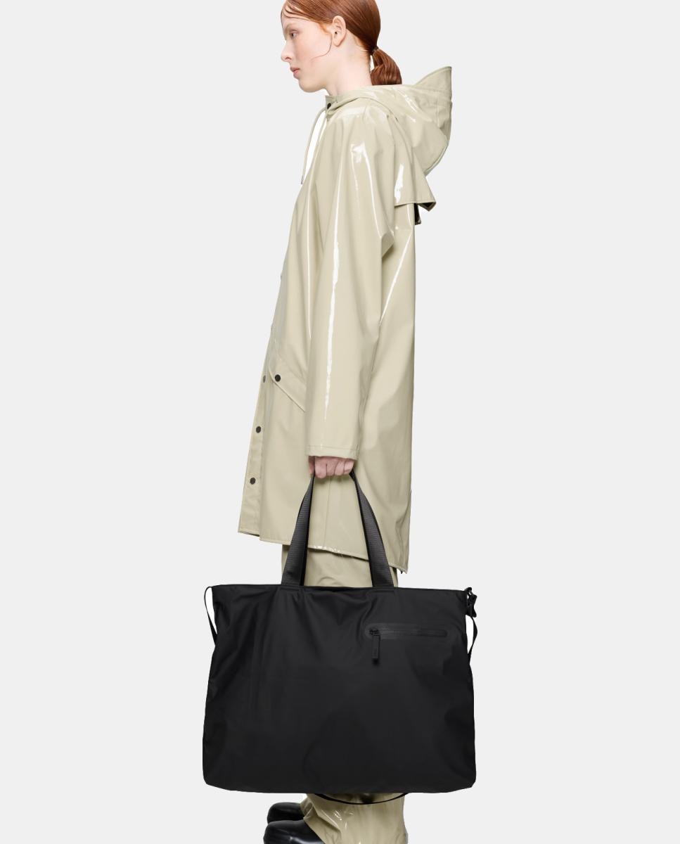 Mala Impermeável Tipo Tote Bag Dash Messenger Preto-5