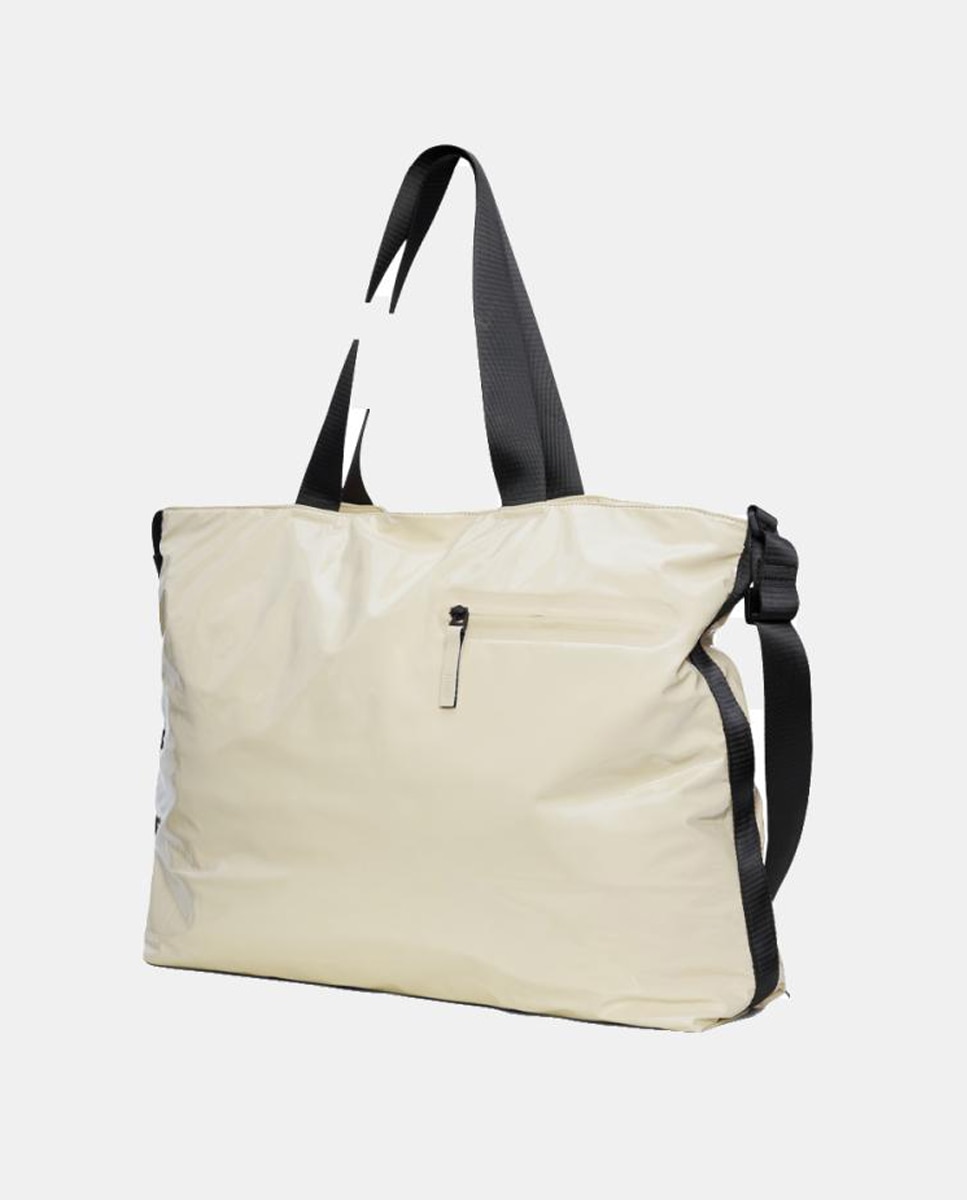 Mala Impermeável Tipo Tote Bag Dash Messenger Creme-2