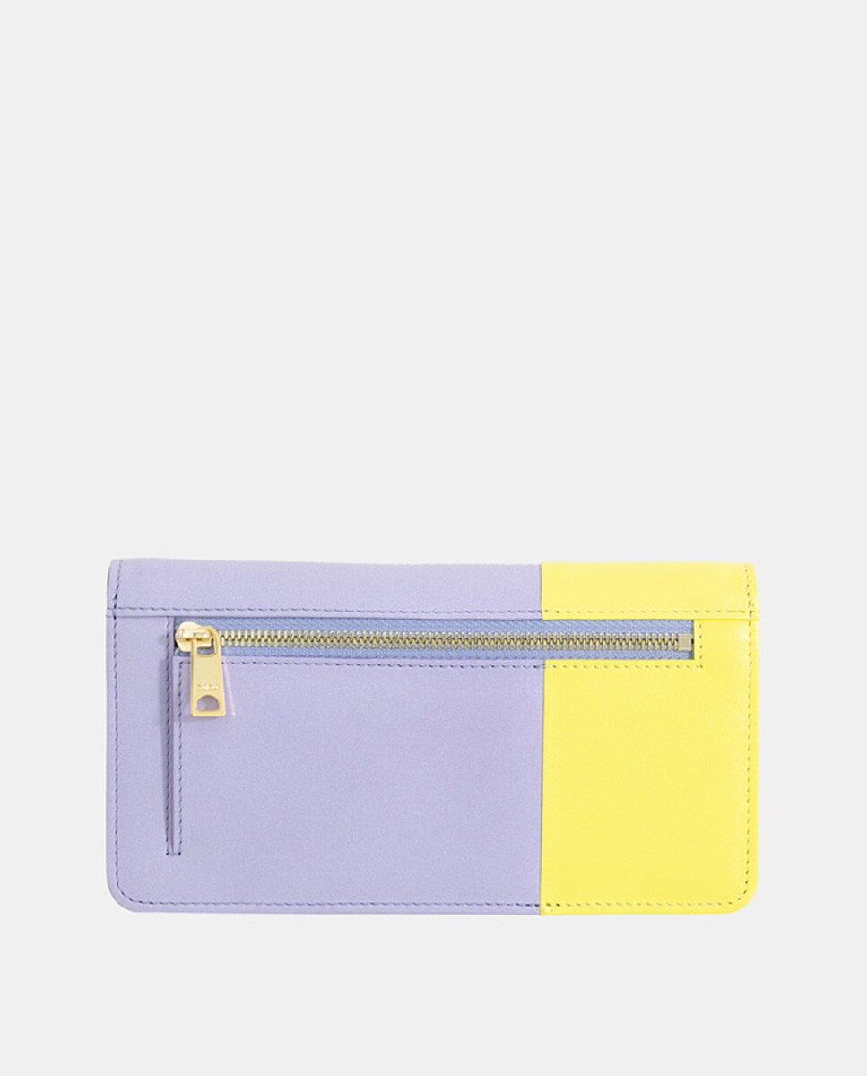 Carteira Grande com Aba - Bordeaux Roxo-2