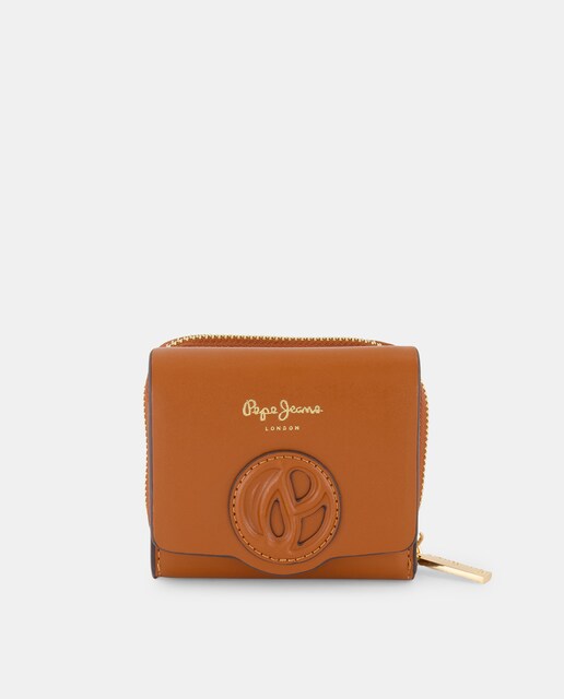 Imagem 0 de Carteira com Aba e Logótipo de Monograma "P" à Frente