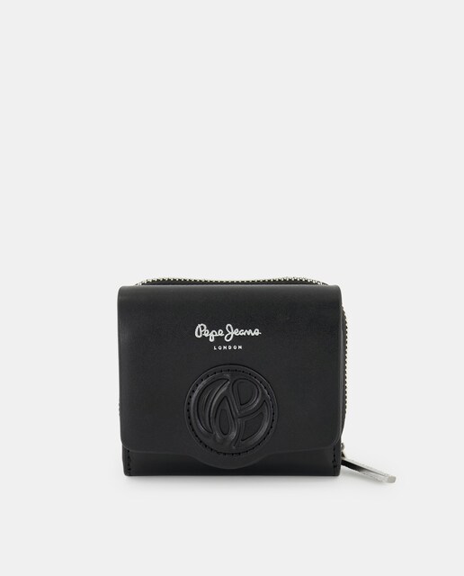 Imagem 0 de Carteira com Aba e Logótipo de Monograma "P" à Frente