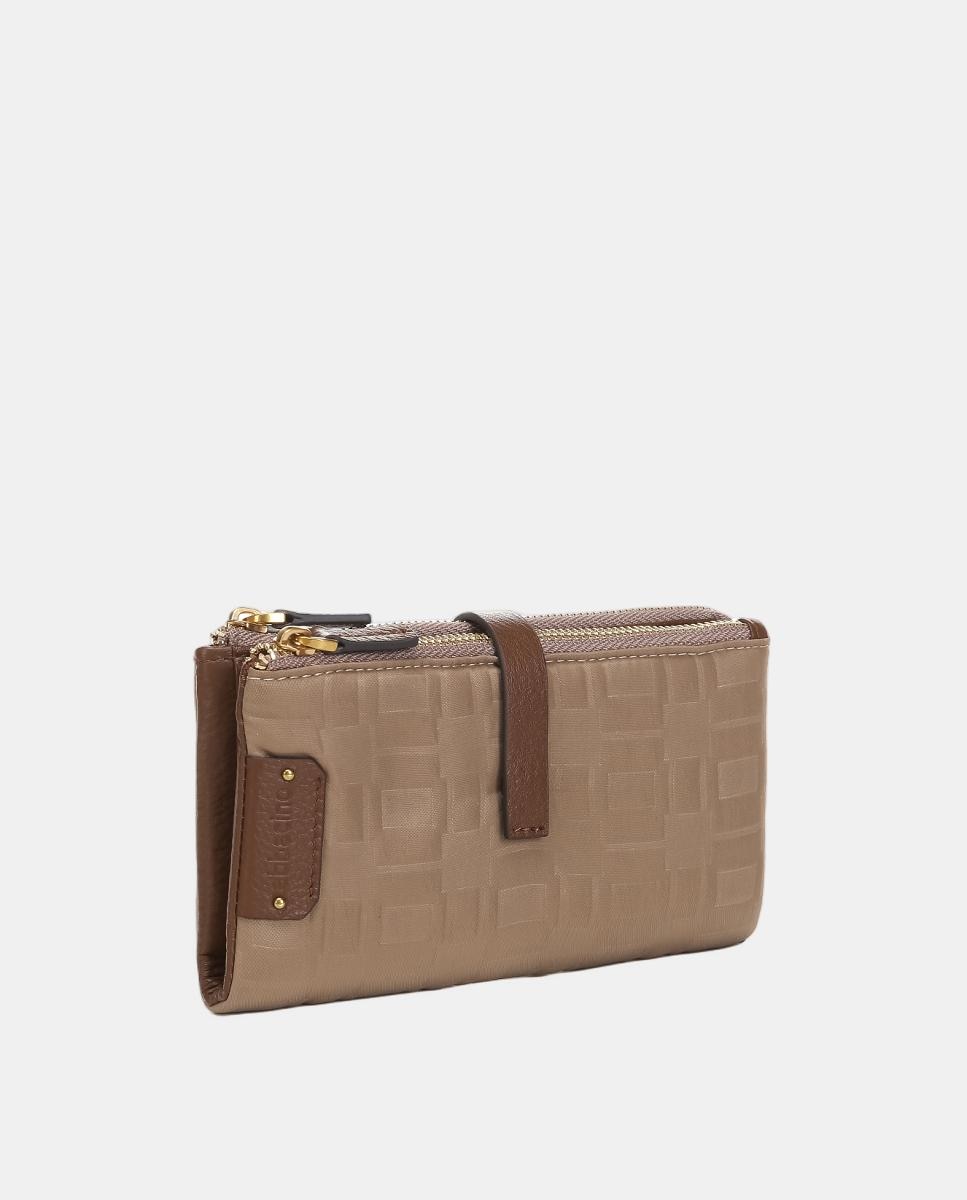 Carteira Grande Freedom em Nylon Camel-2