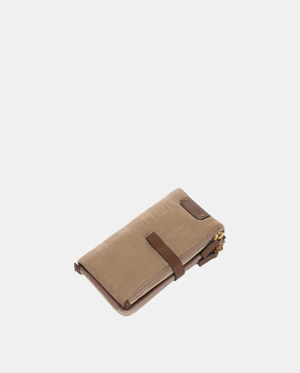 Carteira Grande Freedom em Nylon Camel-4