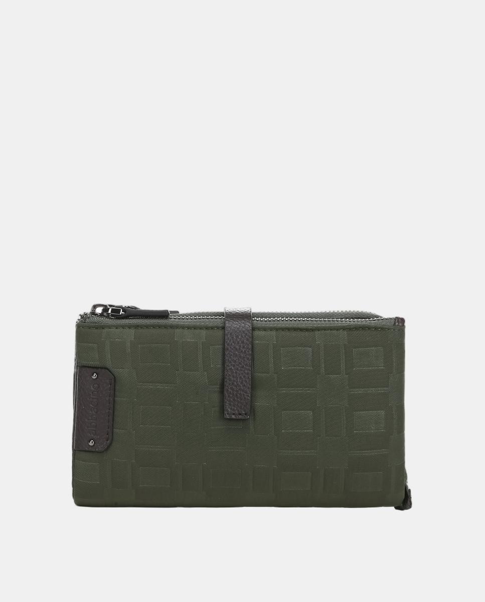 Carteira Grande Freedom em Nylon Verde-1