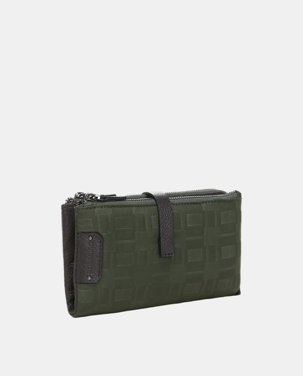 Carteira Grande Freedom em Nylon Verde-2
