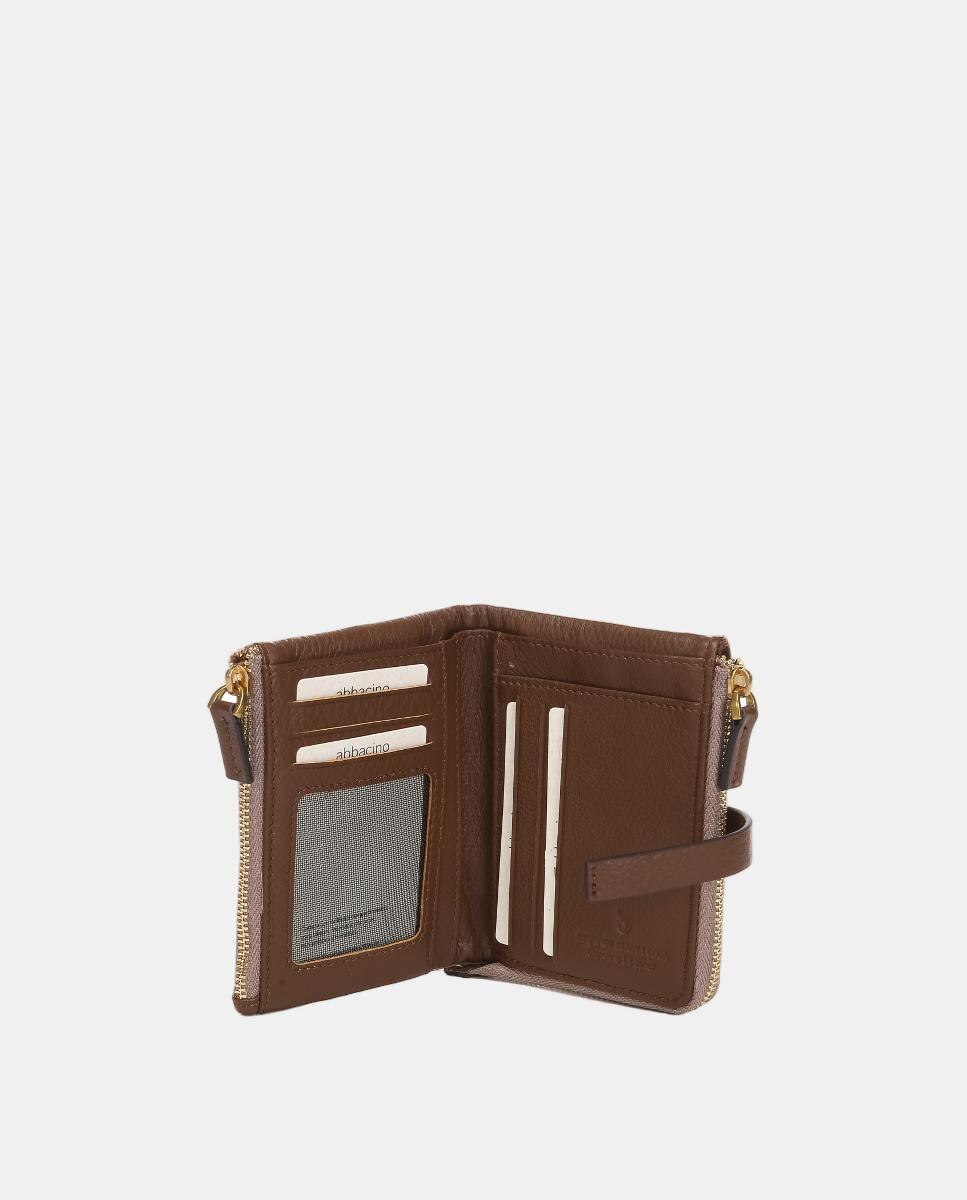 Carteira Pequena Freedom em Nylon Camel-5