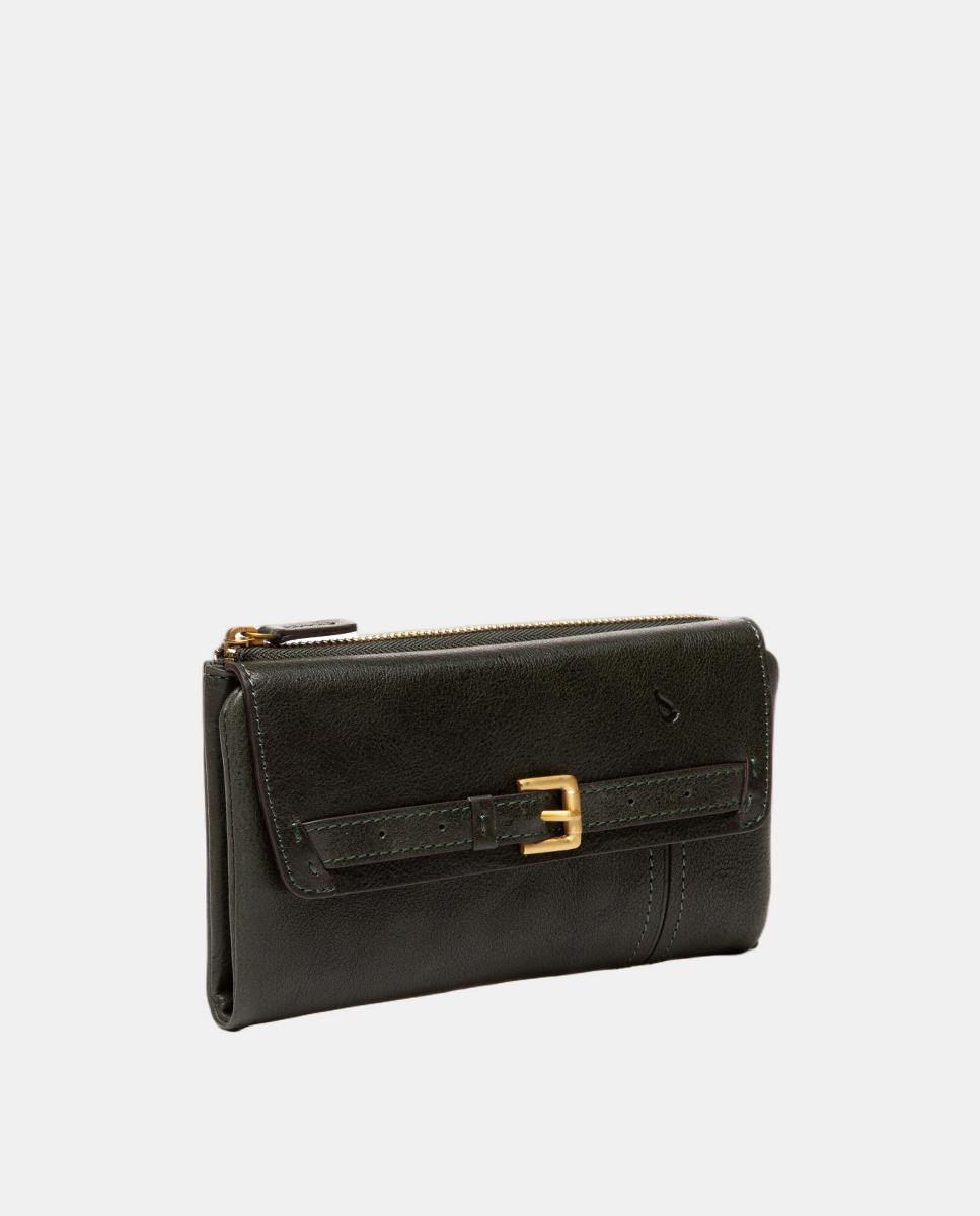 Carteira Grande Freedom em Pele Verde-2