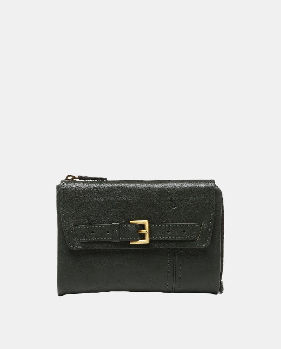 Carteira Média Freedom em Pele Verde-1