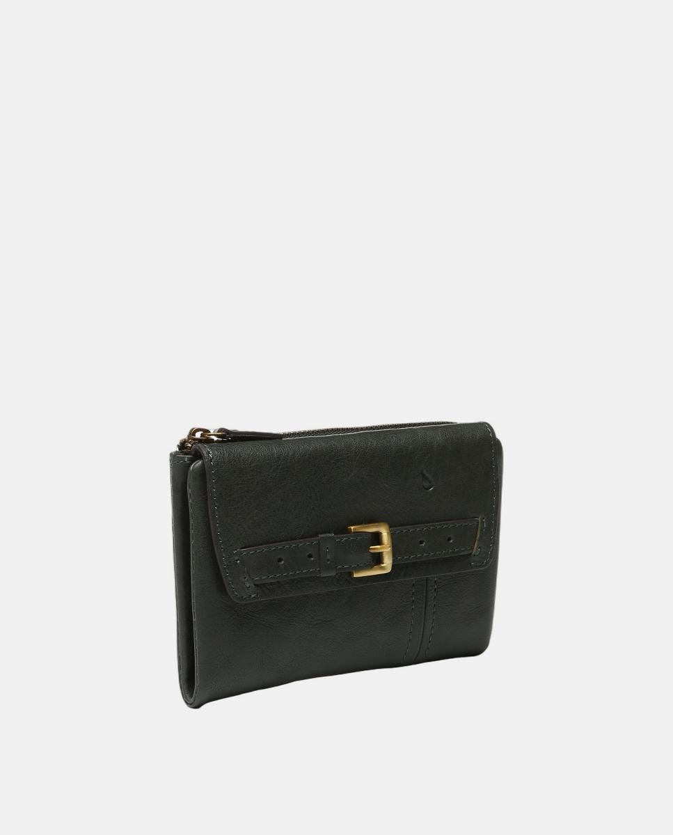 Carteira Média Freedom em Pele Verde-2