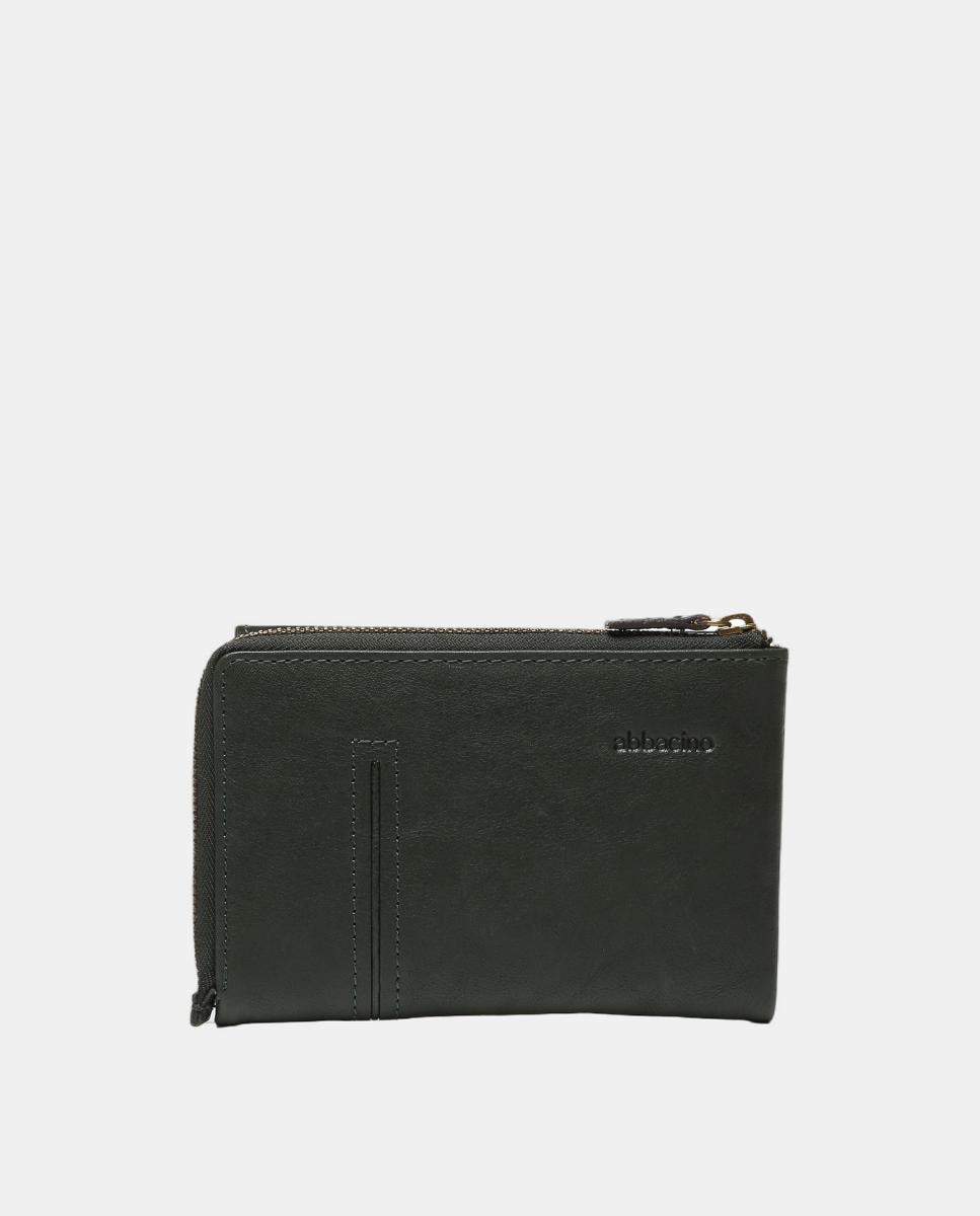 Carteira Média Freedom em Pele Verde-3