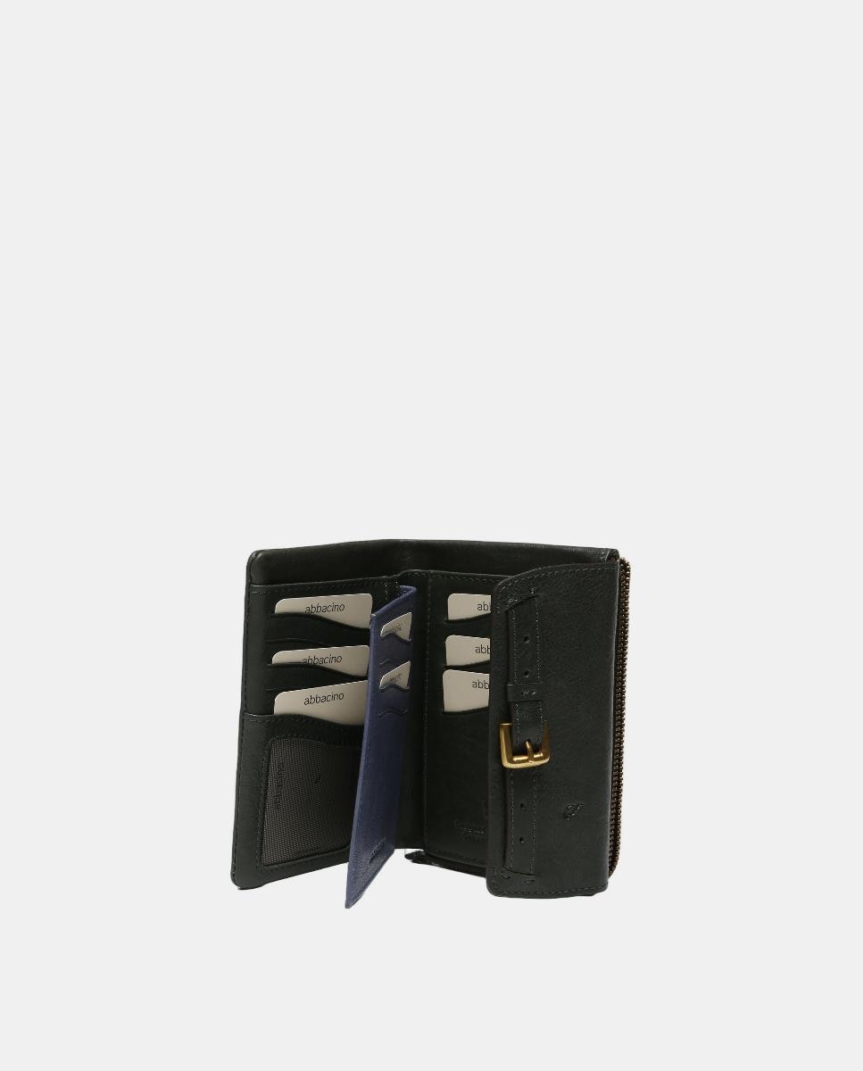 Carteira Média Freedom em Pele Verde-5