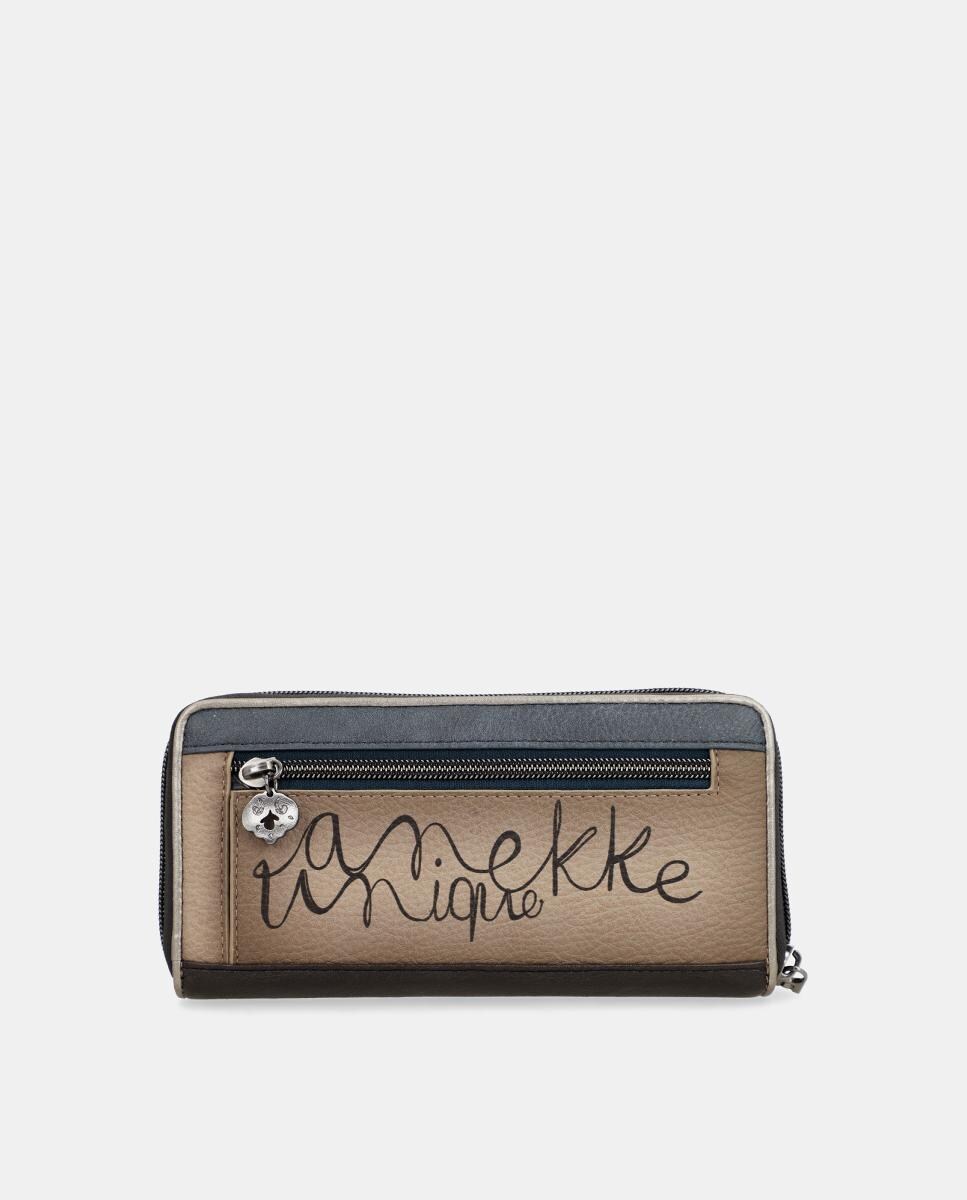 Cartera Anekke Anekke Billetero Mediano De Mujer Elaborado Con
