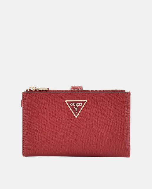 Imagen 0 de Cartera con cierre cremallera doble y botón