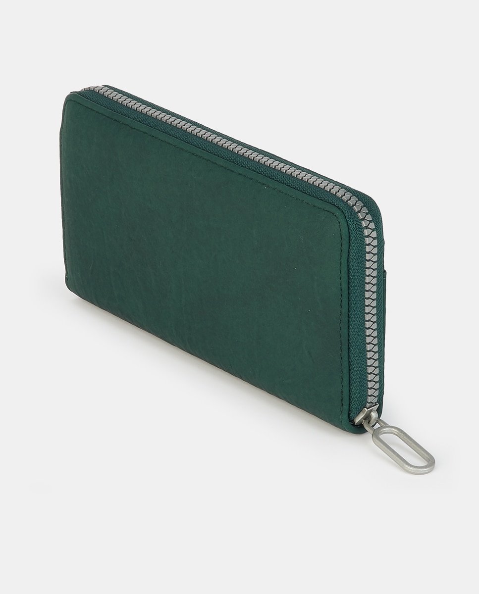 Carteira com Fecho de Correr Verde-2