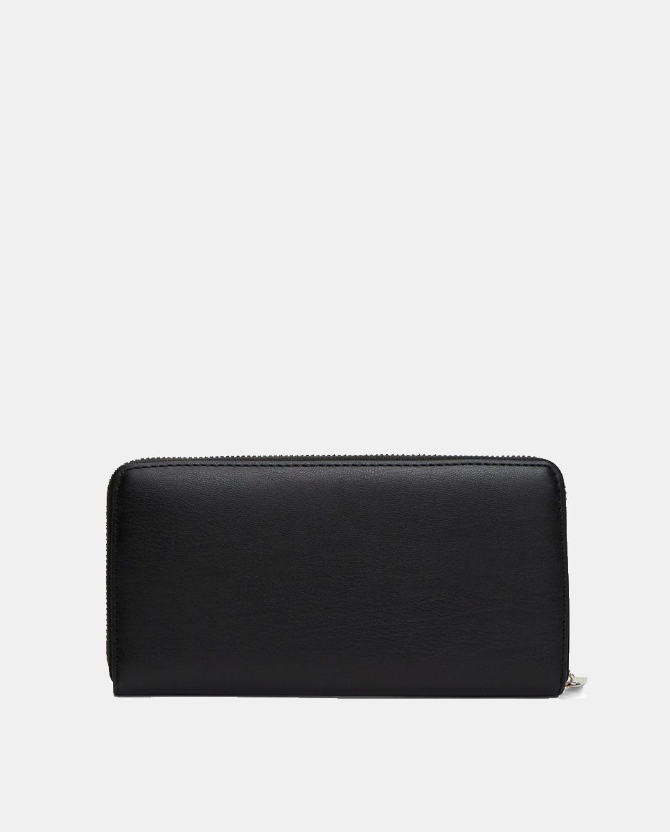 Carteira Grande com Logótipo - Preto Preto-2