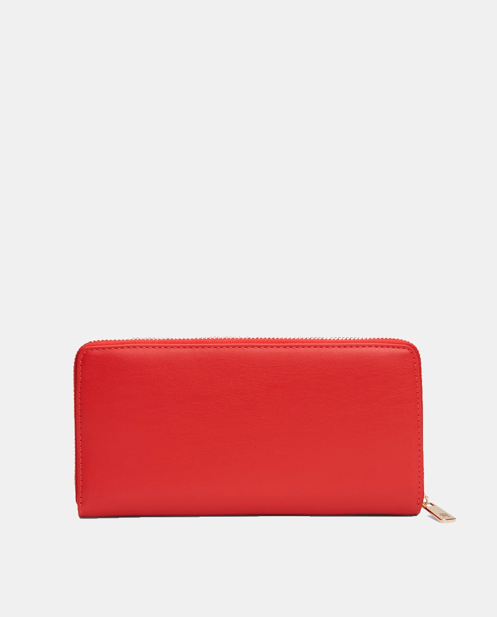 Carteira Grande com Logótipo - Vermelho Vermelho-2