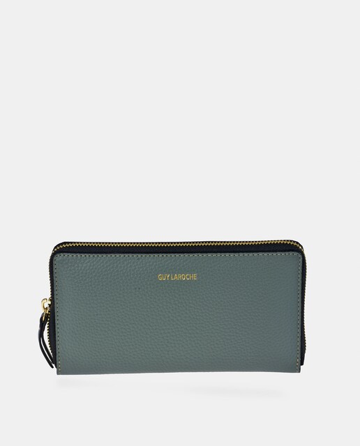 Imagem 0 de Porta-Moedas Grande em Pele Floater com Secção para Notas e Fecho de Correr