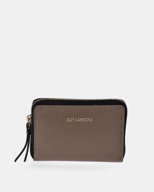 Imagem 0 de Porta-Moedas Pequeno em Pele Floater com Fecho de Correr