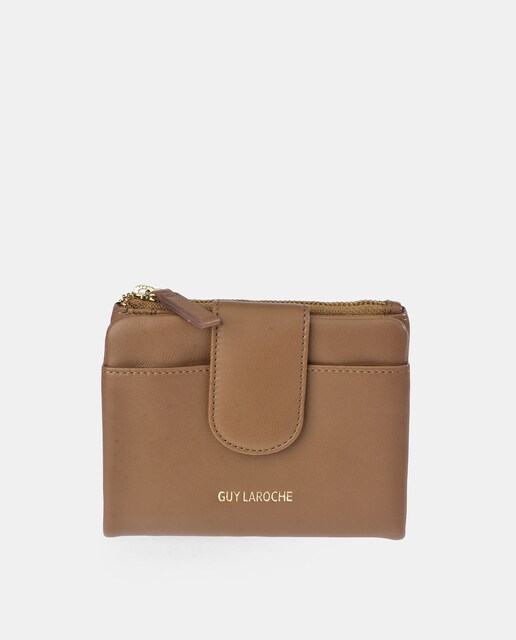 Imagem 0 de Porta-Moedas em Pele Sedalina com Secção para Notas e Fecho de Correr