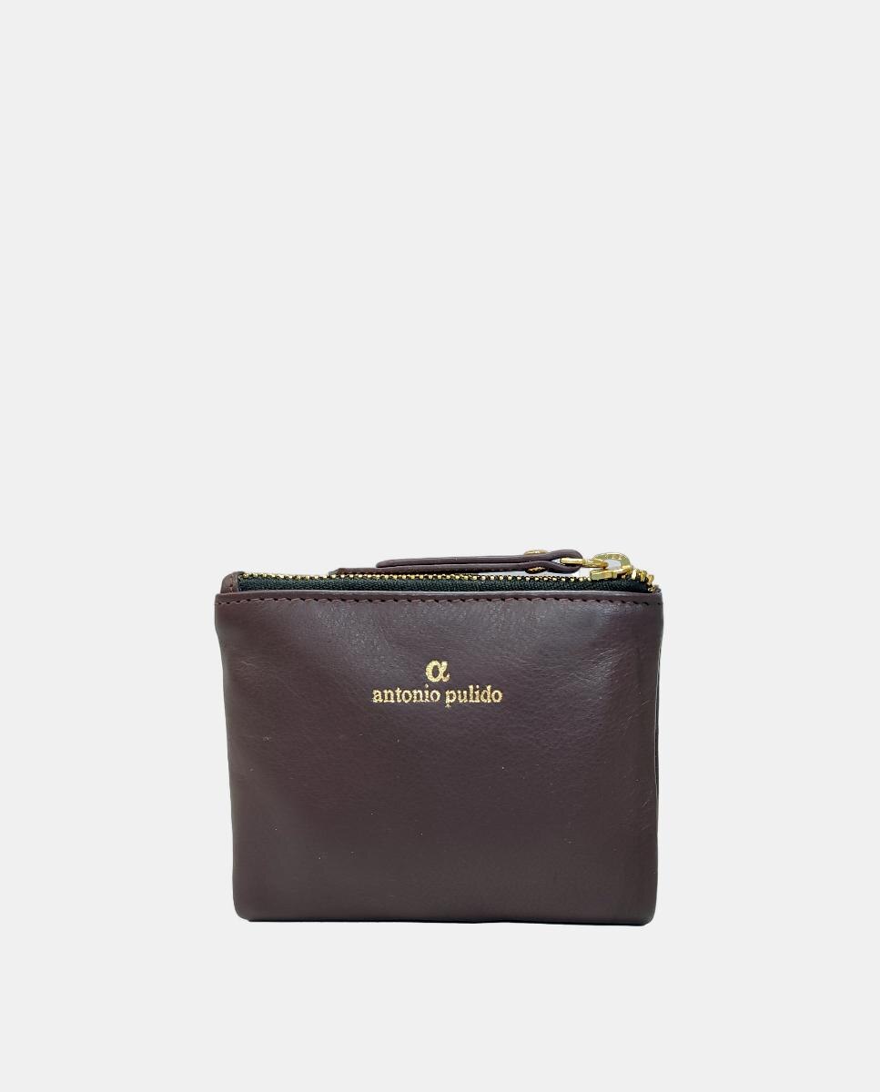 Imagem 0 de Carteira em Pele com Secção para Notas e Porta-Moedas Coleção Kayla - Hibisco