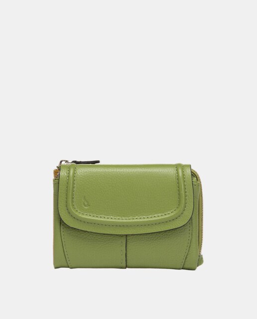 Imagem 0 de Carteira Pequena em Pele com Aba