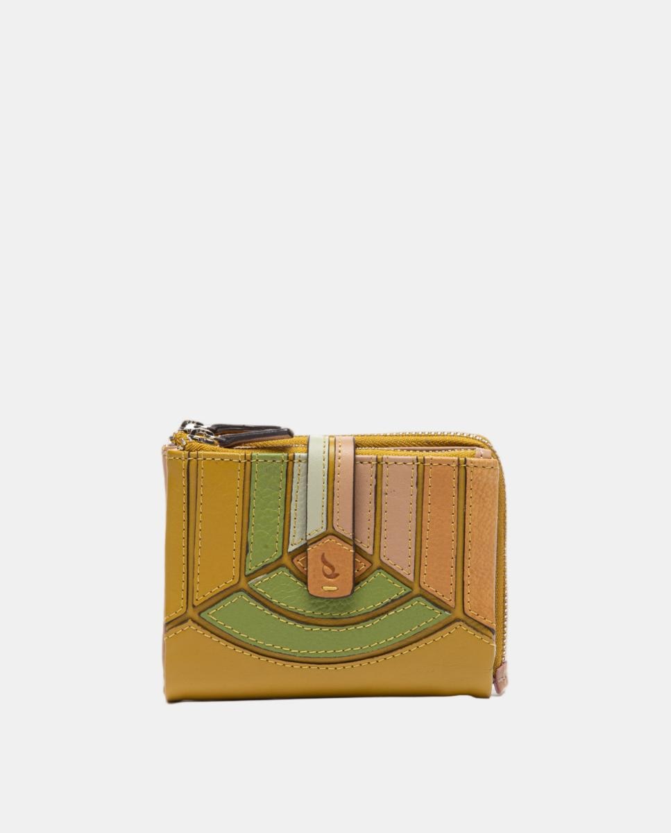 Imagem 0 de Carteira Pequena em Pele com Patch