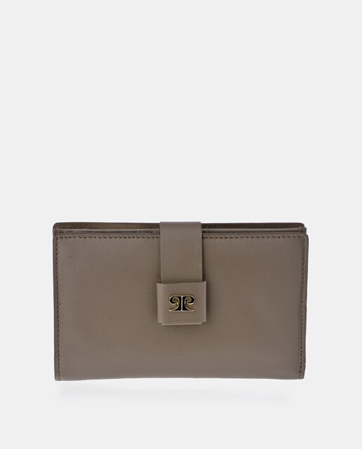 Imagem 0 de Porta-Moedas Médio em Pele com Secção para Notas