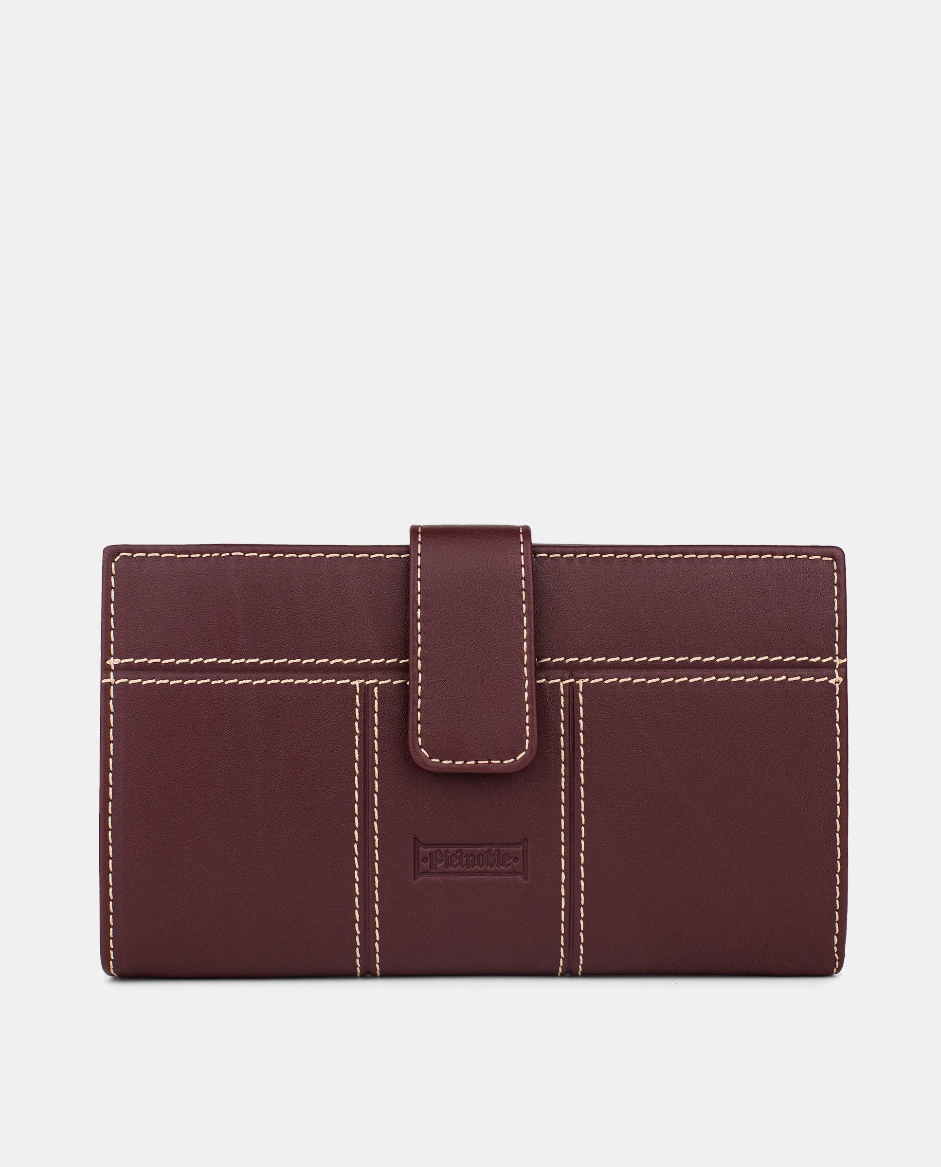 Carteira Extra Grande Bordeaux-1