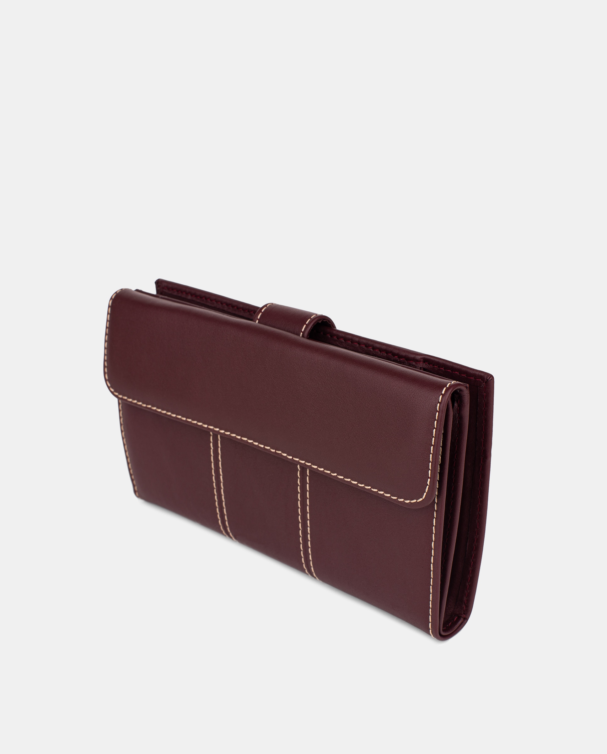 Carteira Extra Grande Bordeaux-6