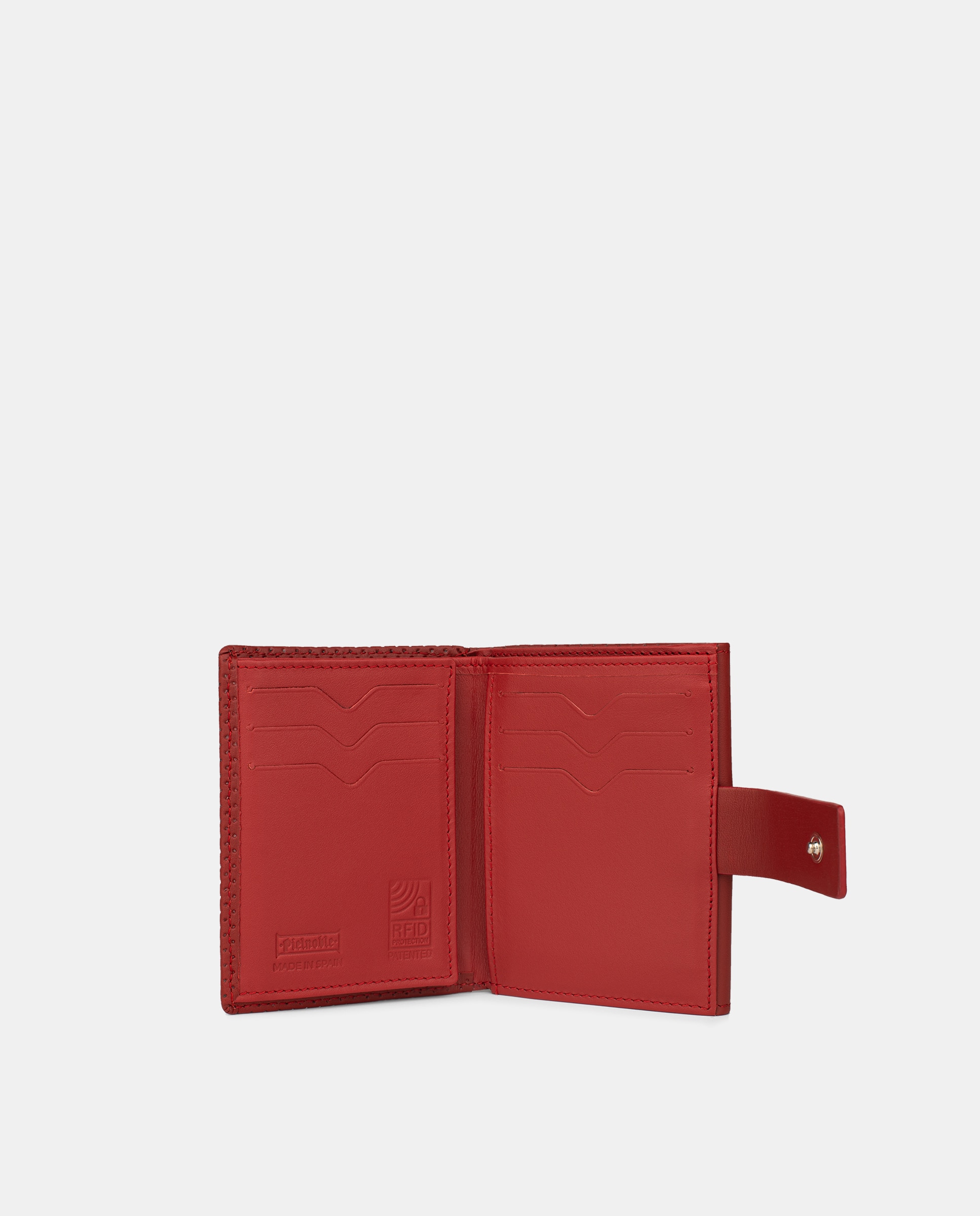 Imagen 4 de Billetero pequeño - Pielnoble - Rojo Rojo