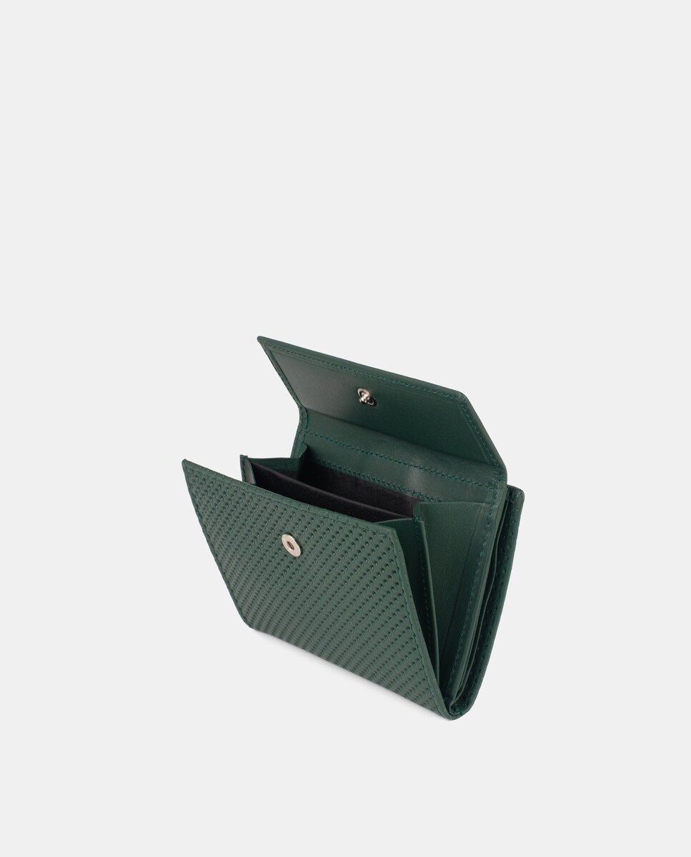 Carteira Pequena Verde-4
