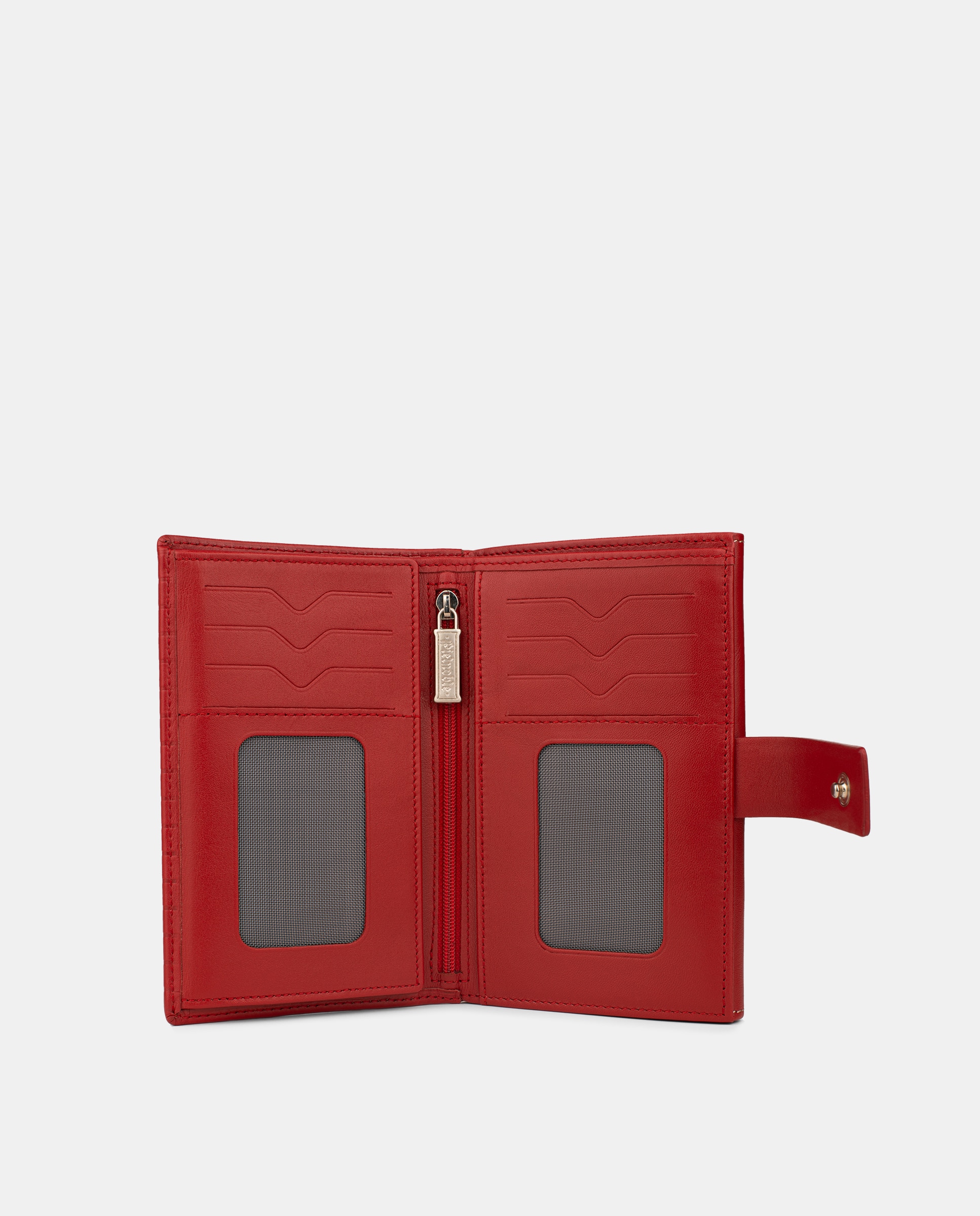 Billetero grande Rojo Pielnoble Rojo-5
