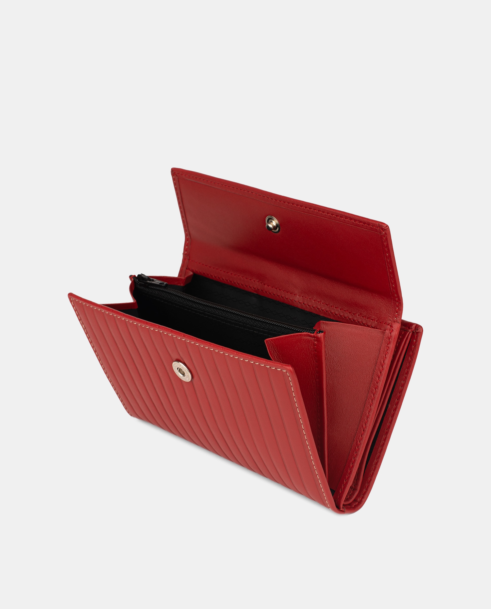 Billetero grande Rojo Pielnoble Rojo-6
