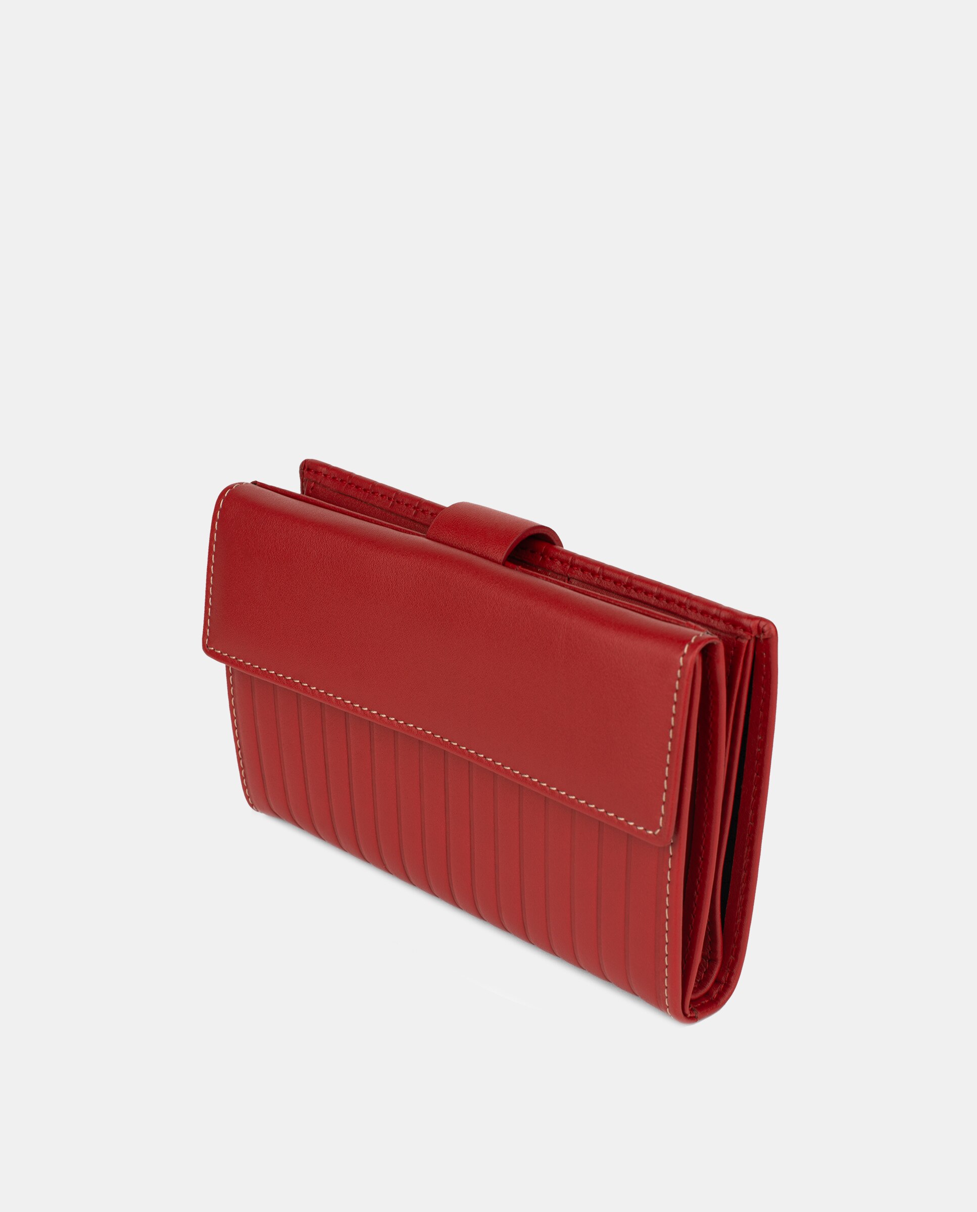 Billetero grande Rojo Pielnoble Rojo-7