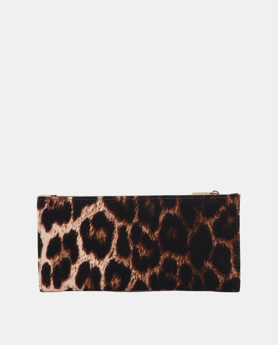 Carteira com Animal Print Castanho-escuro-6