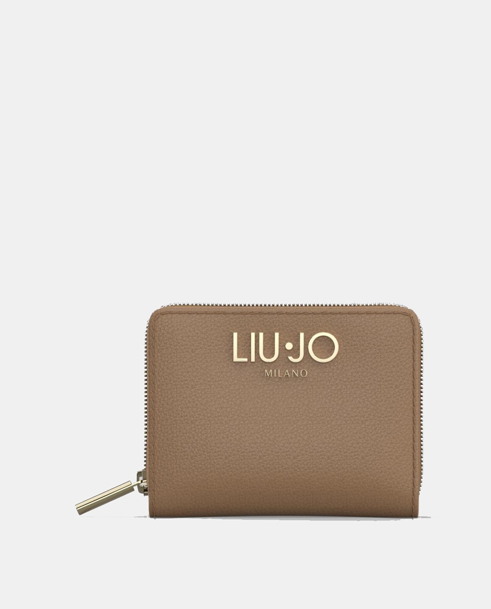 Porta-Moedas com Efeito de Pele e Detalhe de Letras de Logótipo Camel-1