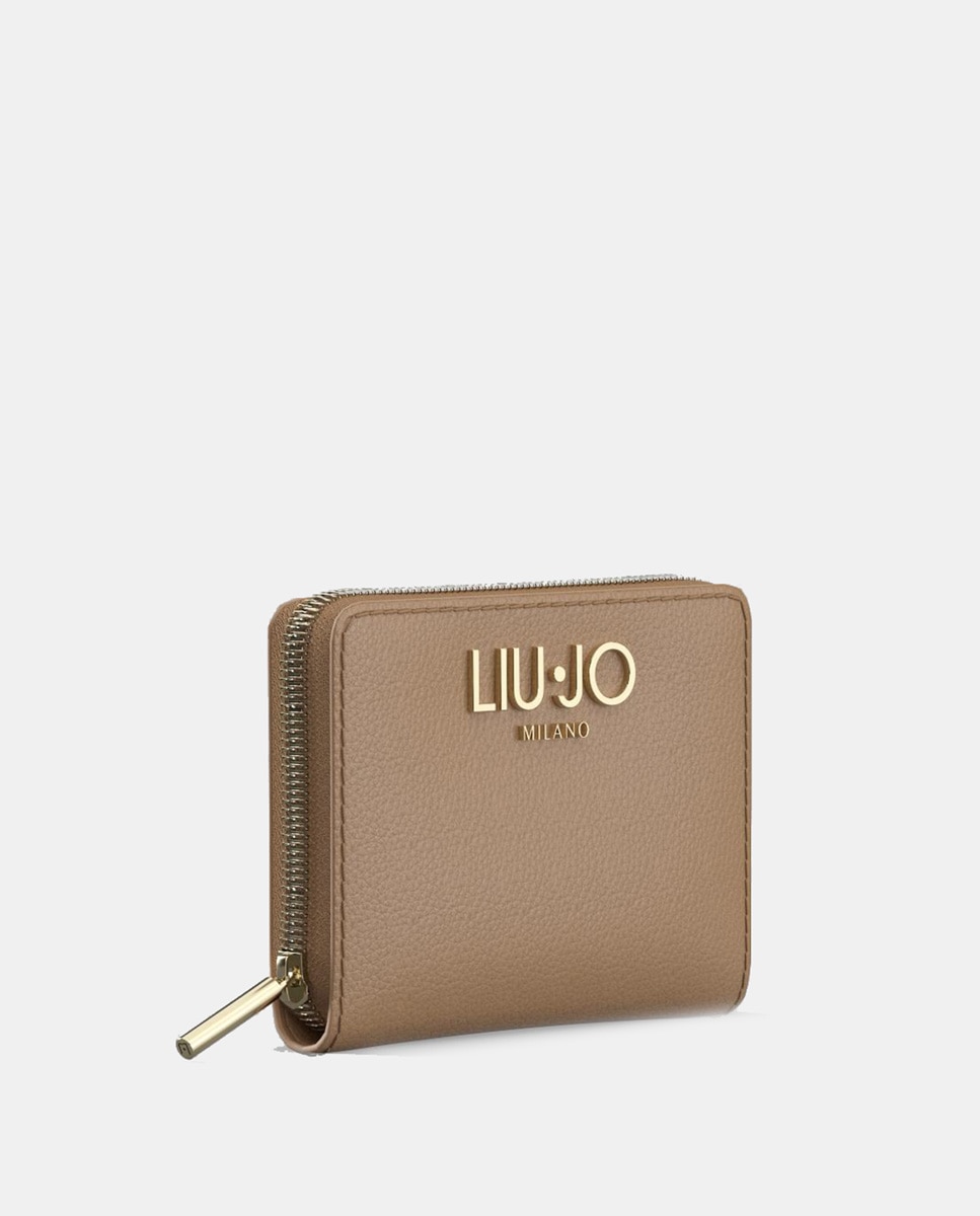 Porta-Moedas com Efeito de Pele e Detalhe de Letras de Logótipo Camel-2