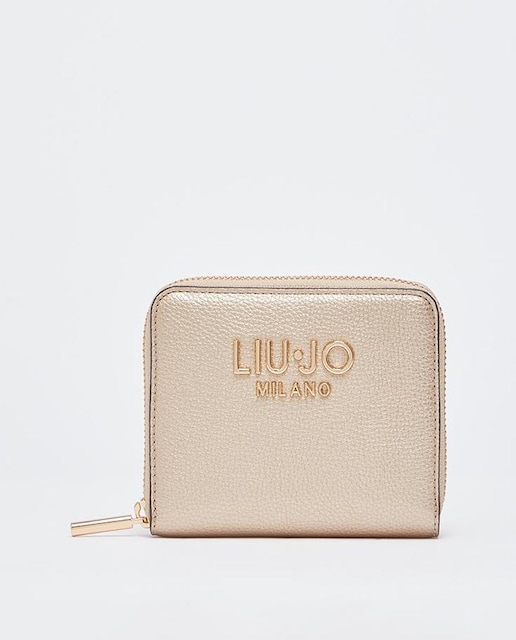 Imagen 0 de Monedero efecto piel detalle letras logo