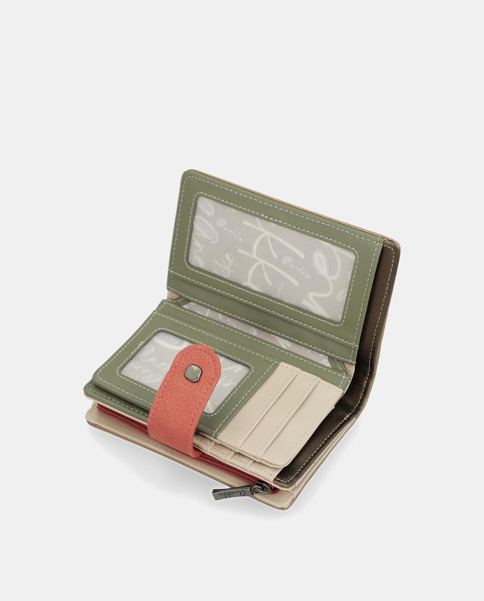 Porta-Moedas Médio Muse RFID Multicolor-5
