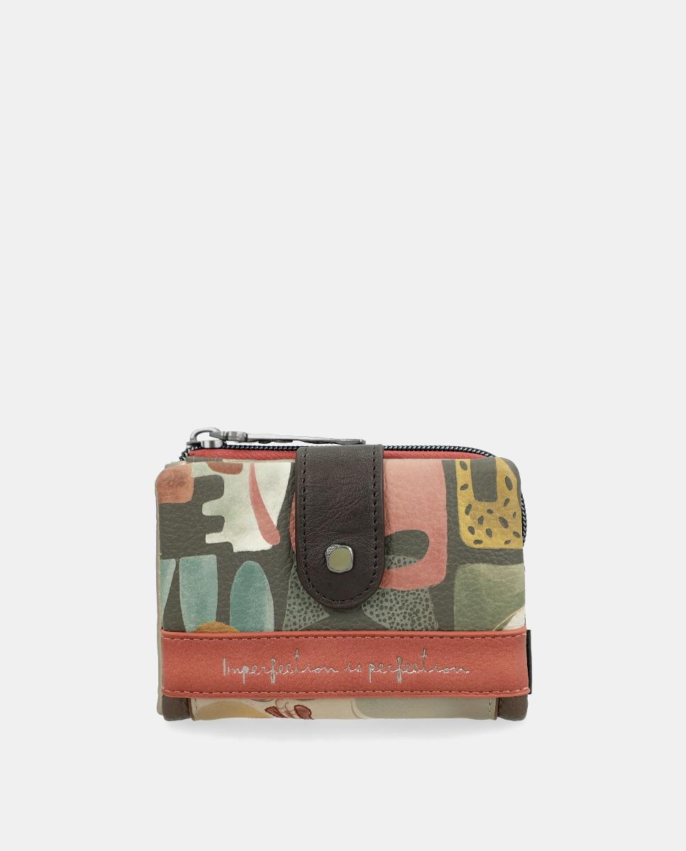 Porta-Moedas Pequeno Flexível RFID Muse Multicolor-3