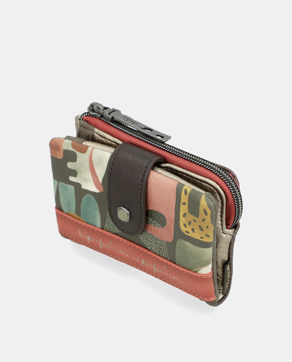 Porta-Moedas Pequeno Flexível RFID Muse Multicolor-4